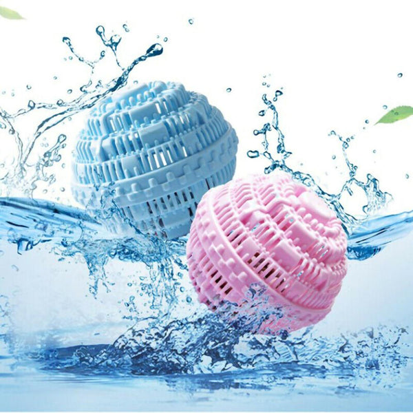 6pcs / 1pcs Large Eco Magic Laundry Balls No Detergent Washing Machine Clean & Soften Clothes Wash Ball Washes Color By Random
